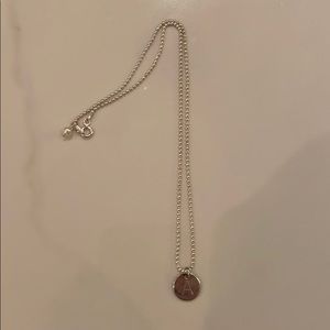 A sterling silver necklace